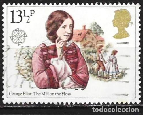 Sellos: Gran Breta&ntilde;a 1980 - Mi 842 - YT 938 - Europa CEPT : George Eliot, escritor