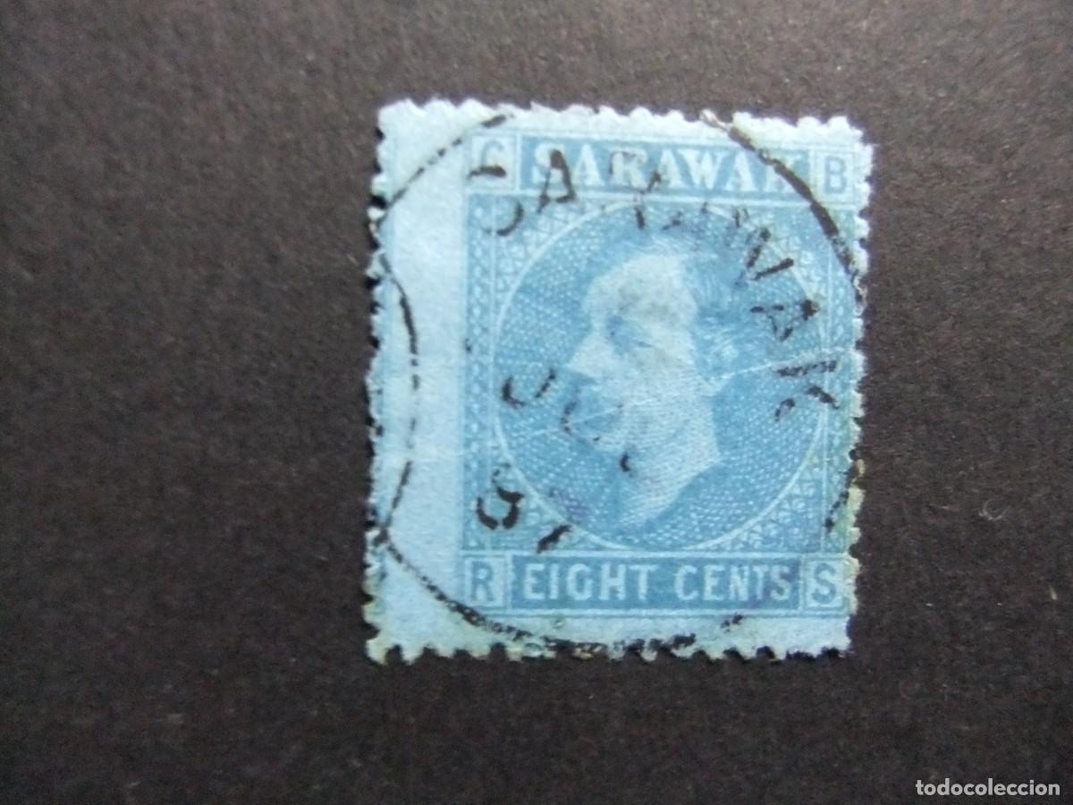 Sellos: 43 SARAWAK 1871 1875 / CHARLES JOHNSON BROOKE / YVERT 6 FU