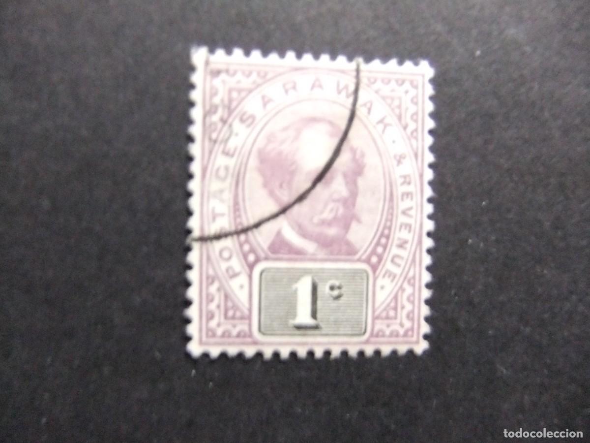 Sellos: 43 SARAWAK 1889 1897 / CHARLES JOHNSON BROOKE / YVERT 9 FU