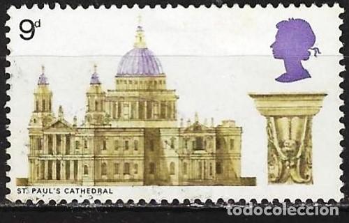 Sellos: Gran Breta&ntilde;a 1969 - Mi 520 - YT 567 - Catedral San Paulo en londres