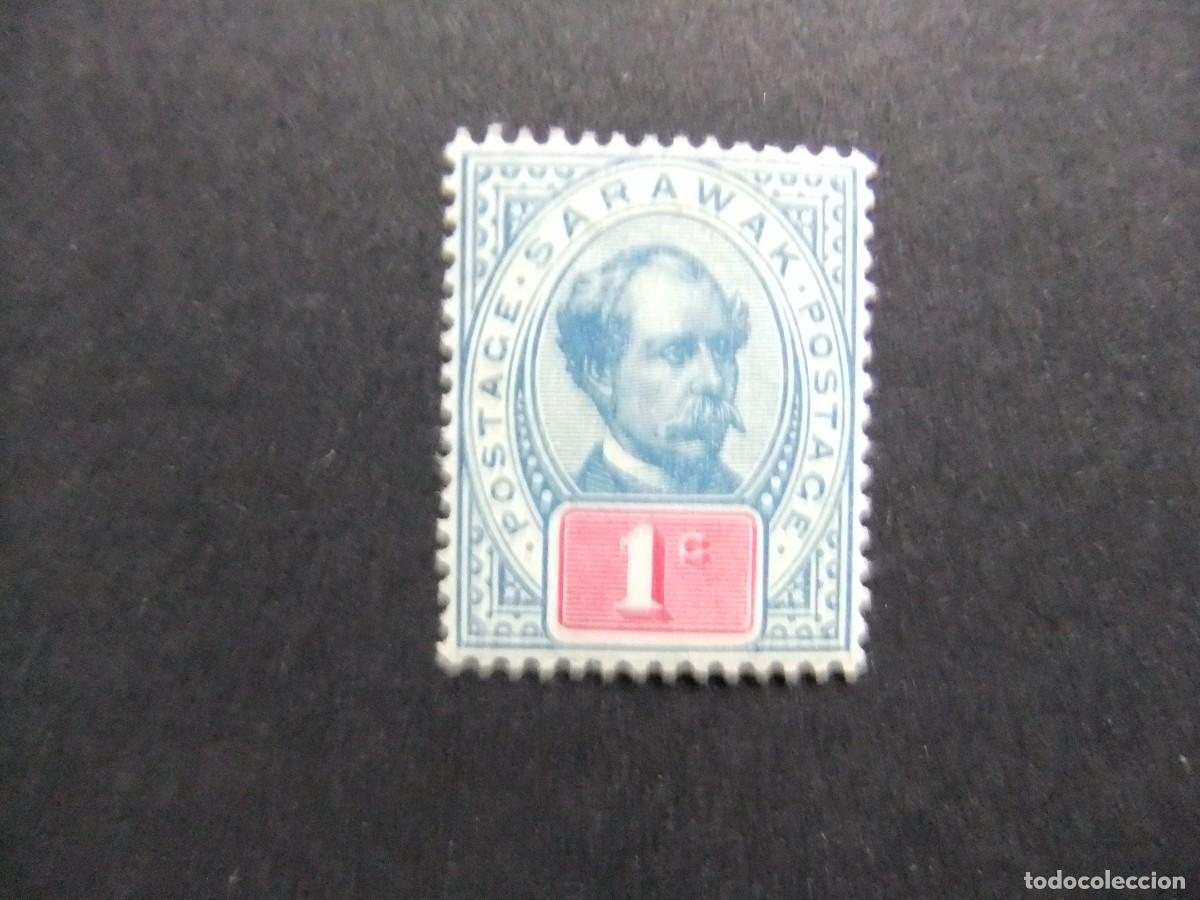 Sellos: 43 SARAWAK 1899 1900 / CHARLES JOHNSON BROOKE / YVERT 35 MH