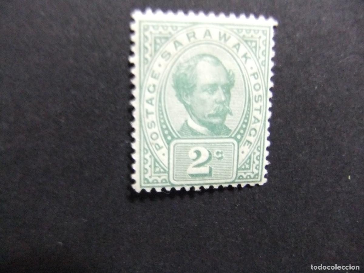 Sellos: 43 SARAWAK 1899 1900 / CHARLES JOHNSON BROOKE / YVERT 36 MH