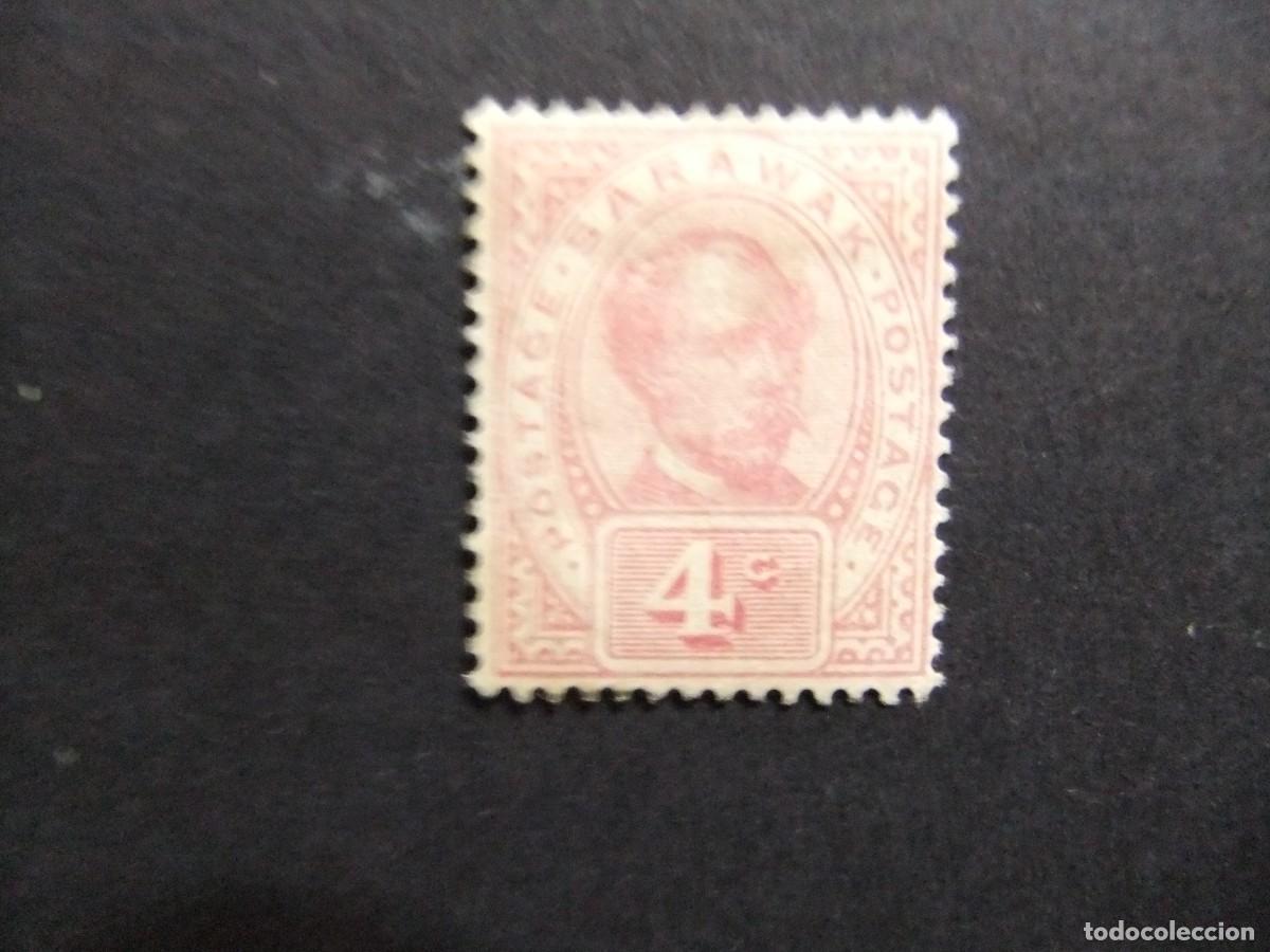 Sellos: 43 SARAWAK 1899 1900 / CHARLES JOHNSON BROOKE / YVERT 37 MH