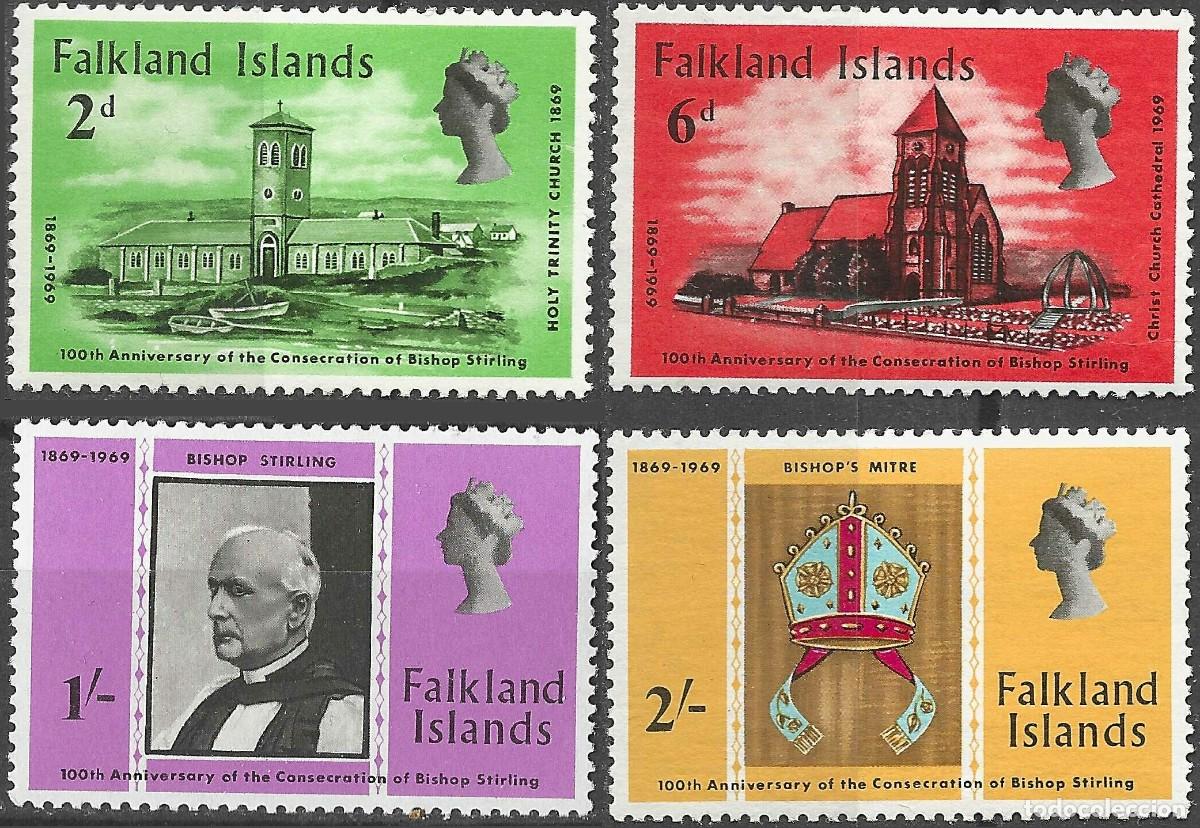 Sellos: FALKLAND ISLANDS/1969/MNH/SC#184-7/ FULL SET