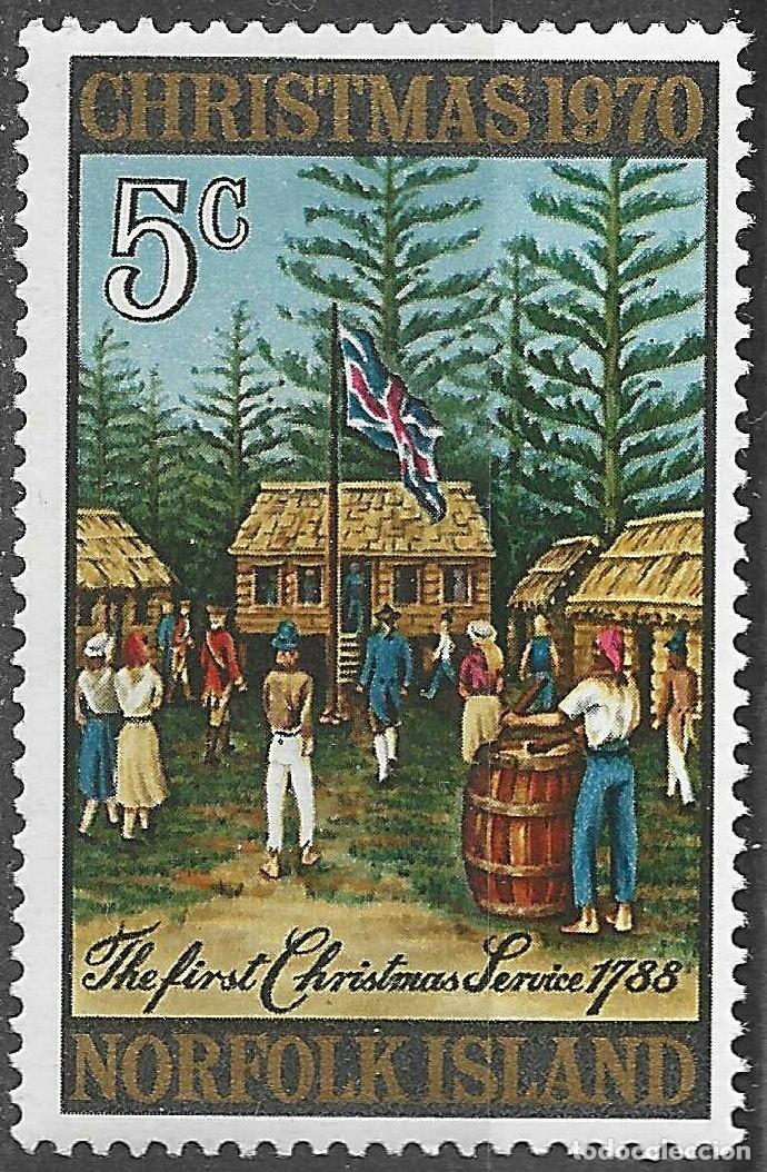 Sellos: NORFOLK ISLAND/1970/MNH/SC#143/ NAVIDADES