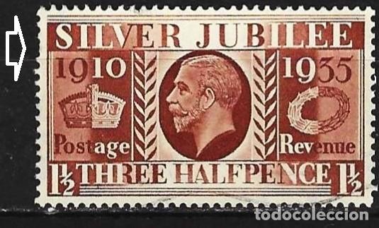 Sellos: Gran Breta&ntilde;a 1935 - Mi 191 X - YT 203 - Jubileo del REy Jorge V - MNG