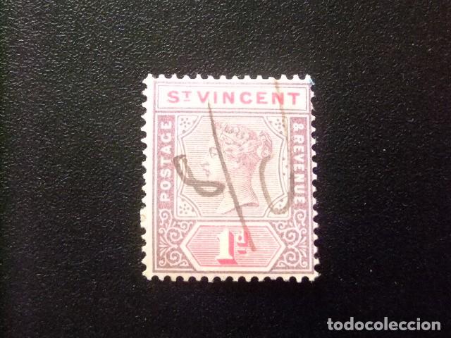 Sellos: 52 ST. VINCENT clasic. 1899 / REINA VICTORIA / YVERT 47 FU - SG 68 FU