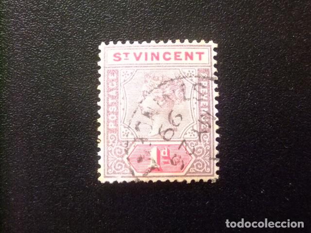 Sellos: 52 ST. VINCENT clasic. 1899 / REINA VICTORIA / YVERT 47 FU - SG 68 FU