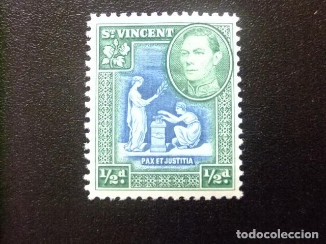 Sellos: 52 ST. VINCENT clasic. 1938 / GEORGE VI PAX et JUSTITIA / YVERT 121 MH - SG 149 MH