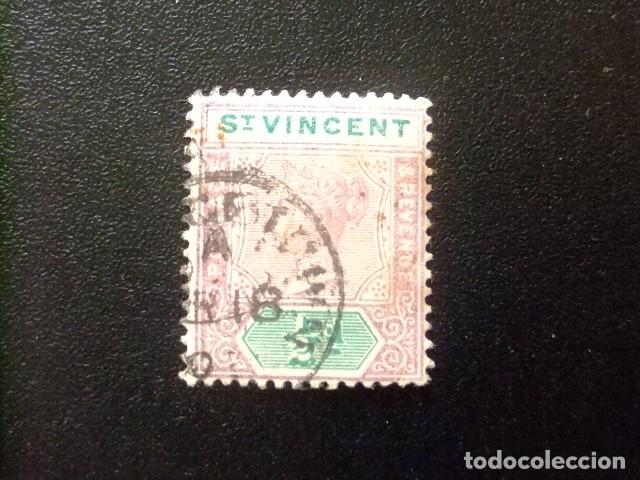 Sellos: 52 ST. VINCENT clasic.1899 / REINE VICTORIA / YVERT 46 FU - SG 67 FU