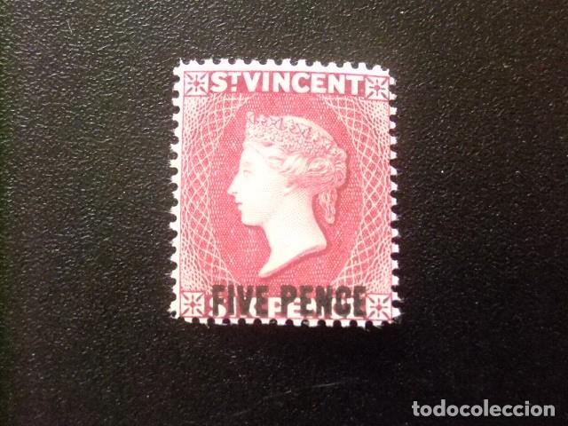 Sellos: 52 ST. VINCENT clasic.1893 / REINE VICTORIA / YVERT 42 MH - SG 60 MH