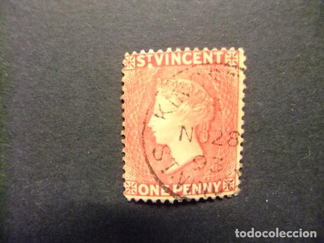 Sellos: 52 ST. VINCENT clasic.1885 / REINE VICTORIA / YVERT 33 FU - SG 48 FU