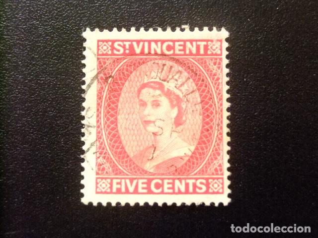 Sellos: 52 ST. VINCENT clasic.1955 / ELIZABETH II / YVERT 174 FU - SG 189 FU