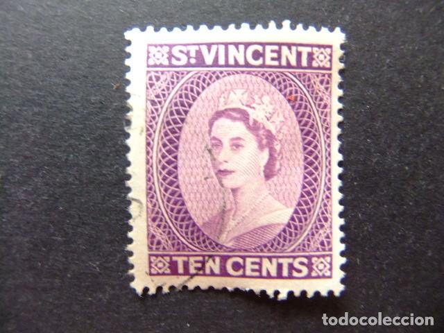 Sellos: 52 ST. VINCENT clasic.1955 / ELIZABETH II / YVERT 175 FU - SG 190 FU