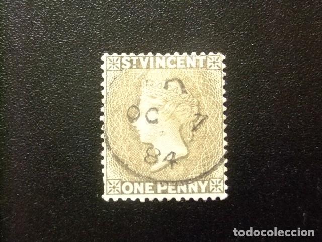Sellos: 52 ST. VINCENT clasic. 1883 1884 / REINA VICTORIA / YVERT 24 FU