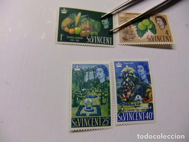 Sellos: 52 ST.VINCENT 1965 / JARDIN BOTANICO KINGSTOWN / YVERT 201 /204 MNH