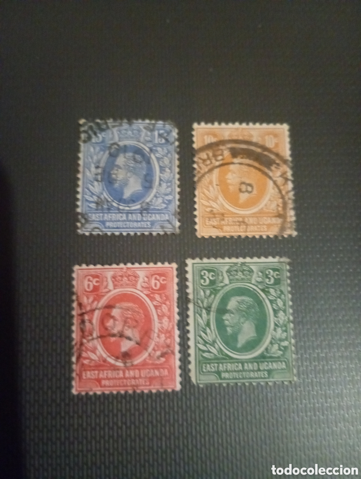 Sellos: Tanganica East &Aacute;frica and Uganda Protectorate Jorge V