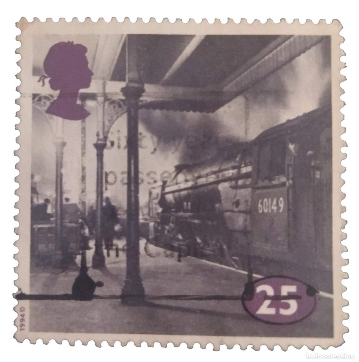 Sellos: GRAN BRETA&Ntilde;A 1994 CL Aniversario de &rdquo;Midland Railway&rdquo;. Edad del vapor. USADO.