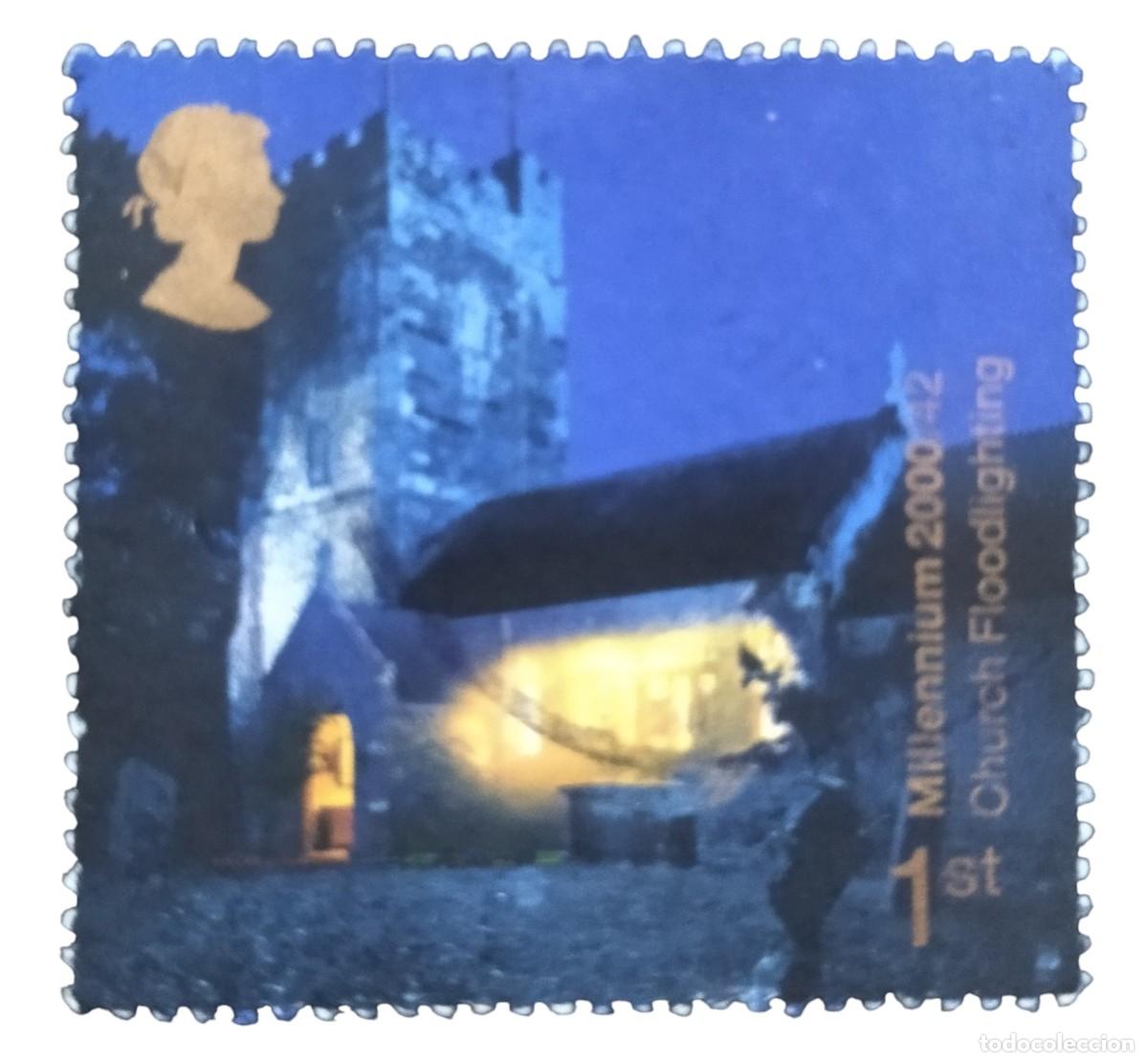 Stamps: GRAN BRETA&Ntilde;A 2000 Milenio. Navidad. Esp&iacute;ritu y fe. USADO.