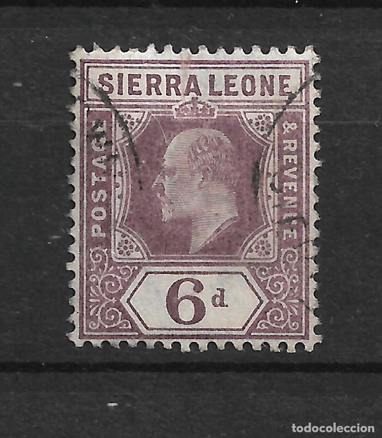 Sellos: gran breta&ntilde;a sierra leona 1904 scott 85 usado 3.50&euro;- 18/5