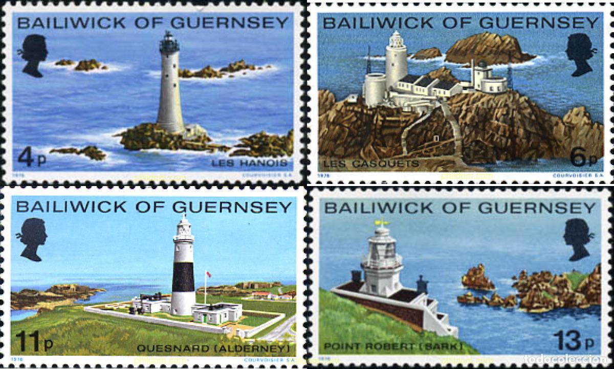Briefmarken: 167253 MNH GUERNSEY 1976 FAROS