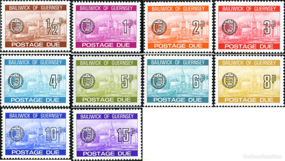 Briefmarken: 167582 MNH GUERNSEY 1977 VISTAS