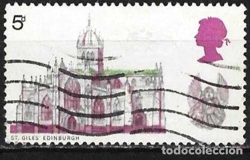 Sellos: Gran Breta&ntilde;a 1969 - Mi 518 - YT 563 - Catedral San Gilles en Edimburgo