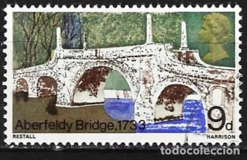 Sellos: Gran Breta&ntilde;a 1968 - Mi 482 - YT 507 - Puente de Aberfeldy