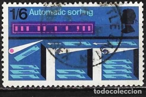 Sellos: Gran Breta&ntilde;a 1969 - Mi 531 - YT 578 - Mechanizaci&oacute;n postal