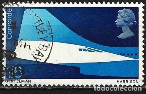 Sellos: Gran Breta&ntilde;a 1969 - Mi 506 - YT 557 - Avi&oacute;n Concorde