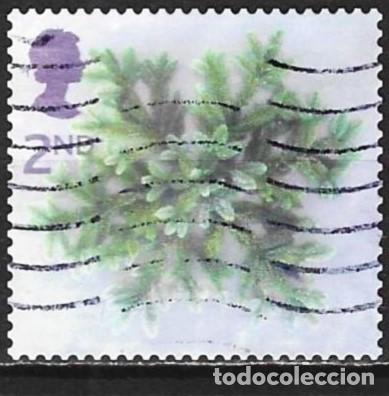 Sellos: Gran Breta&ntilde;a 2002 - Mi 2058 - YT 2379 - Navidad : Estrella de abeto