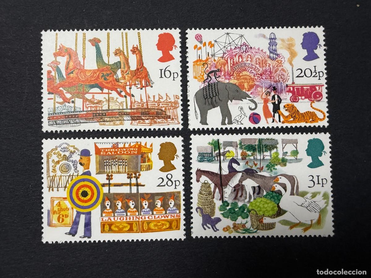 Sellos: GRAN BRET&Ntilde;A, 1983. YVERT 1104/07. FERIAS BRIT&Aacute;NICAS. SERIE COMPLETA. NUEVOS. SIN FIJASELLOS