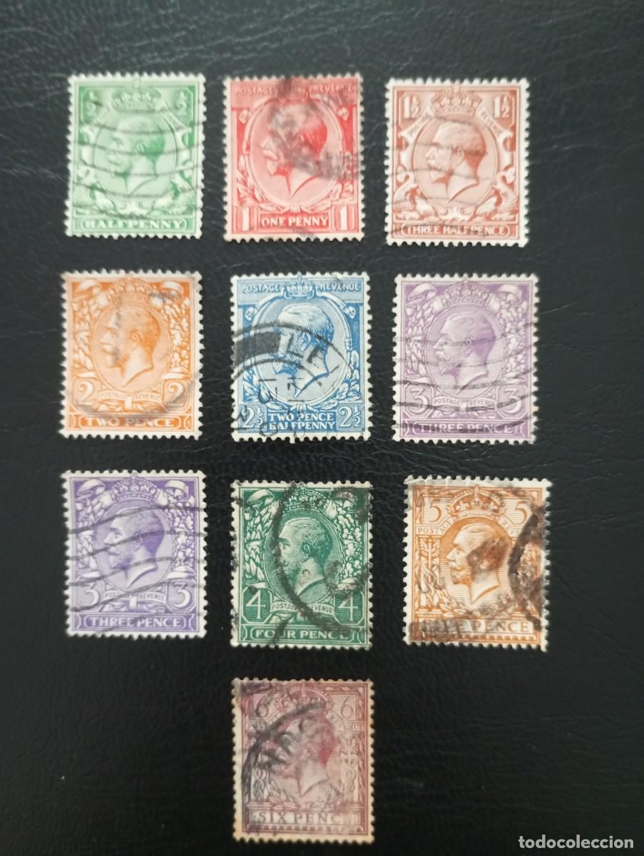 Sellos: INGLATERRA, 1912, JORGE V