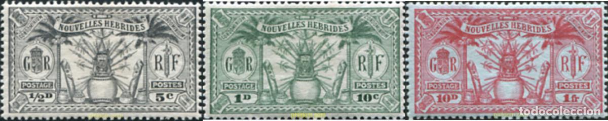 Sellos: 673059 HINGED NUEVAS HEBRIDAS 1925 SERIE BASICA
