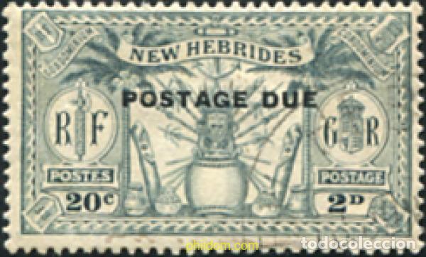 Sellos: 673066 USED NUEVAS HEBRIDAS 1925 SELLOS SOBRECARGADOS