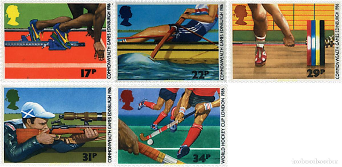 Sellos: 66133 MNH GRAN BRETA&Ntilde;A 1986 JUEGOS DE LA COMMONWEALTH EN EDIMBURGO