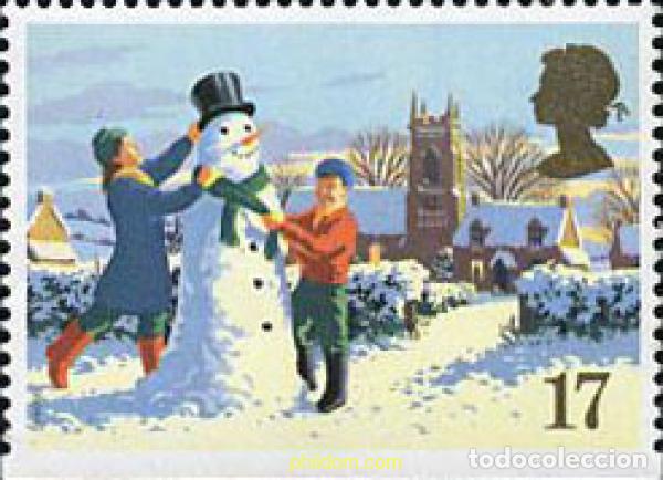 Sellos: 211781 MNH GRAN BRETA&Ntilde;A 1990 NAVIDAD