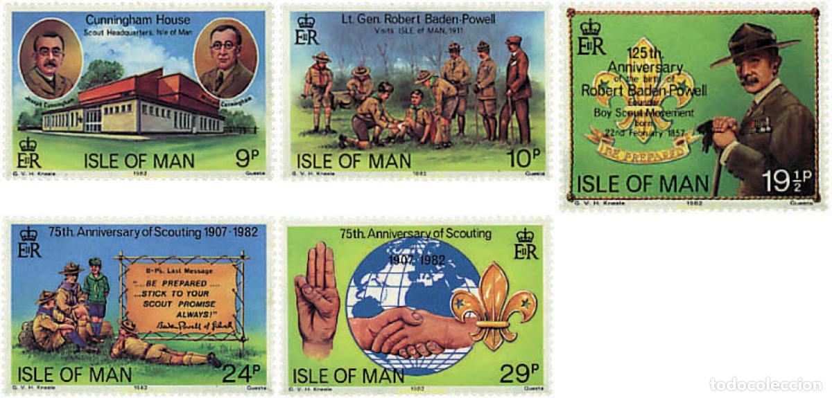 Sellos: 38151 MNH MAN 1982 75 ANIVERSARIO DEL ESCULTISMO