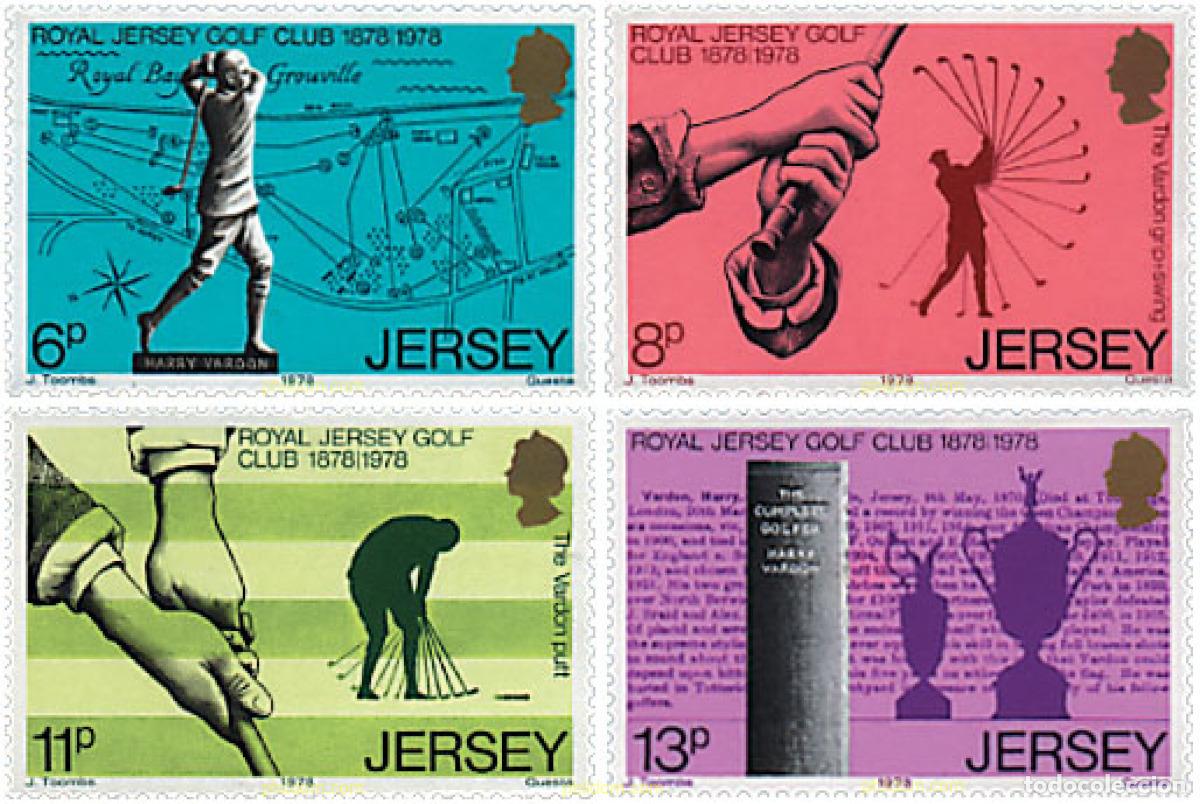 Sellos: 47960 MNH JERSEY 1978 CENTENARIO DEL REAL CLUB DE GOLF