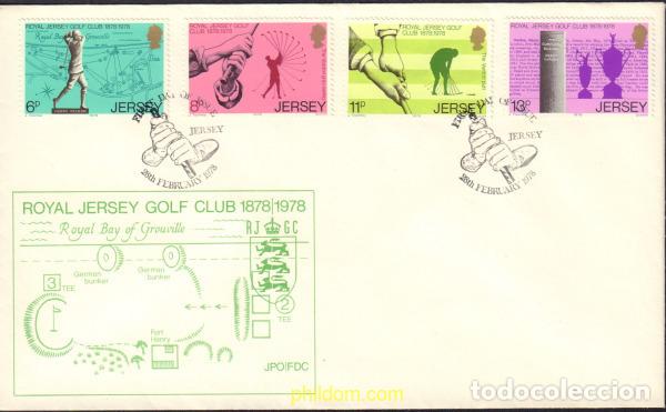 Sellos: 376326 MNH JERSEY 1978 CENTENARIO DEL REAL CLUB DE GOLF