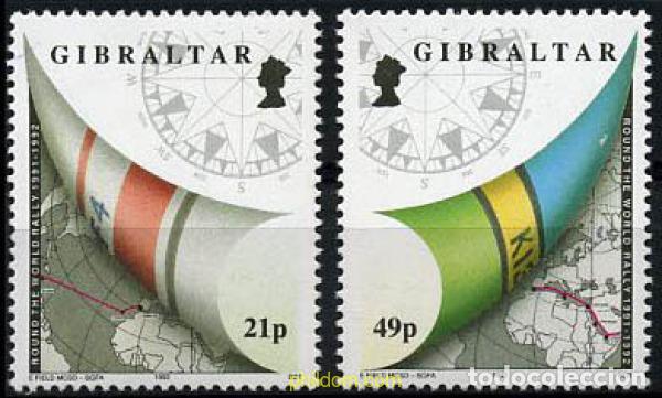 Sellos: 22855 MNH GIBRALTAR 1992 REGATA ALREDEDOR DEL MUNDO