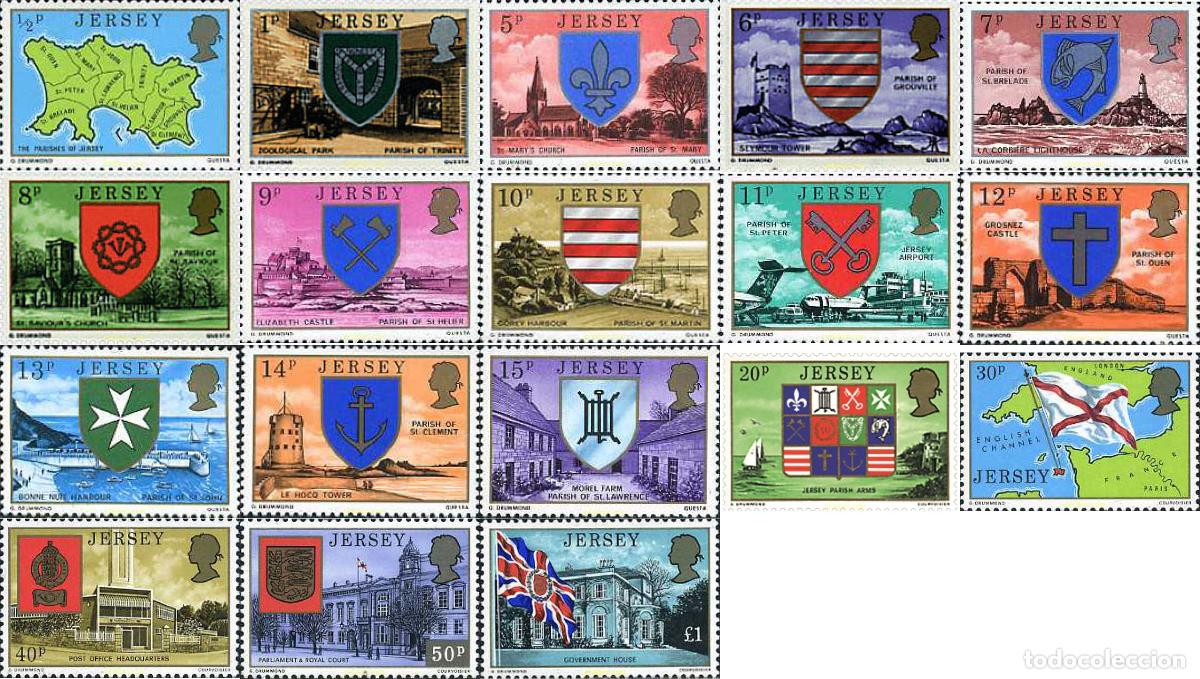 Sellos: 66495 MNH JERSEY 1976 MOTIVOS VARIOS