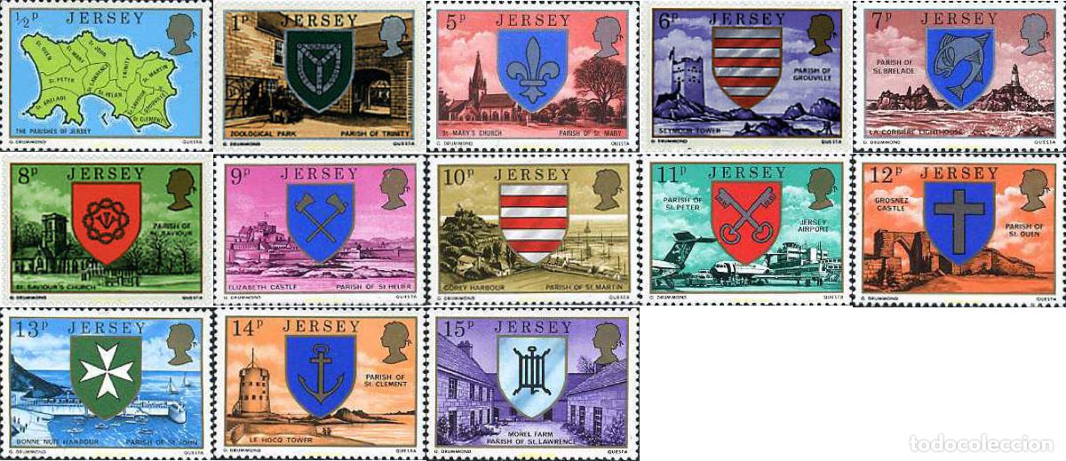 Sellos: 217855 MNH JERSEY 1976 MOTIVOS VARIOS