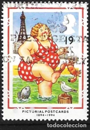 Sellos: Gran Breta&ntilde;a 1994 - Mi 1508 - YT 1753 - Centenario de la Tarjeta postal