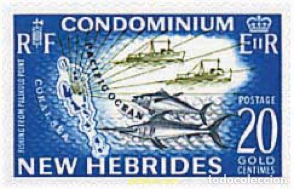 Sellos: 577394 MNH NUEVAS HEBRIDAS 1965 FLORA Y FAUNA