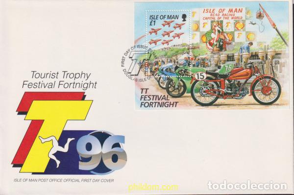 Sellos: 386160 MNH MAN 1996 TROFEO MOTOCICLISMO TURISTICO ISLA DE MAN