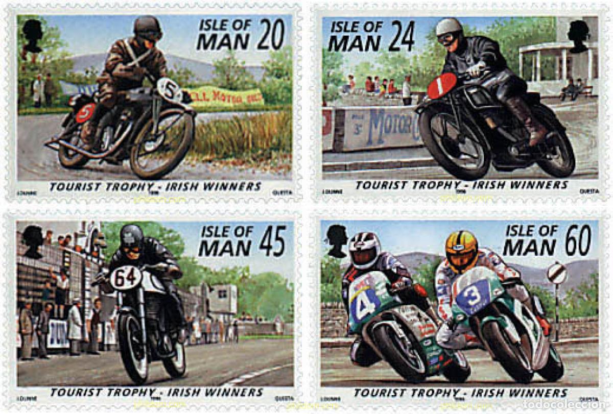 Sellos: 41710 MNH MAN 1996 TROFEO MOTOCICLISMO TURISTICO ISLA DE MAN