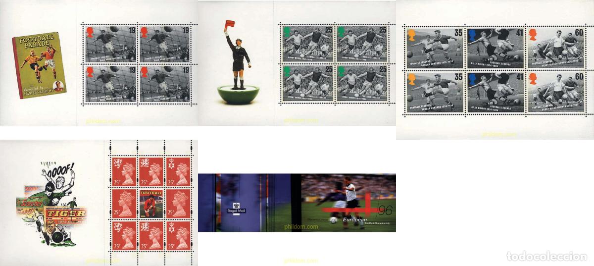 Sellos: 3211 MNH GRAN BRETA&Ntilde;A 1996 JUGADORES CELEBRES