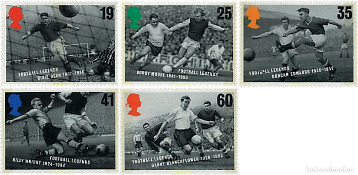 Sellos: 66162 MNH GRAN BRETA&Ntilde;A 1996 JUGADORES CELEBRES
