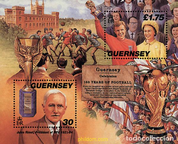 Sellos: 66267 MNH GUERNSEY 1998 150 ANIVERSARIO DEL FUTBOL